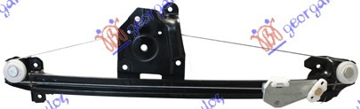 Ngritës/rregullator për dritaren e pasme elektrik 5 dyer/karavan (pa motor)