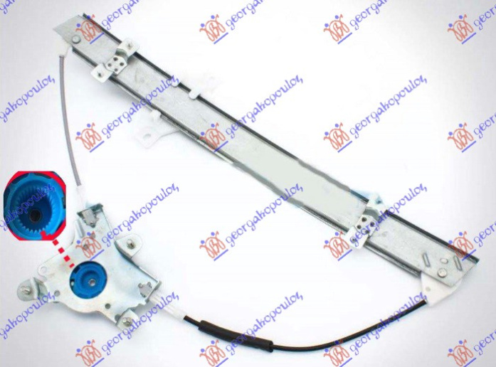 Ngritës/rregullator për dritaren e përparme elektrik (pa motor)