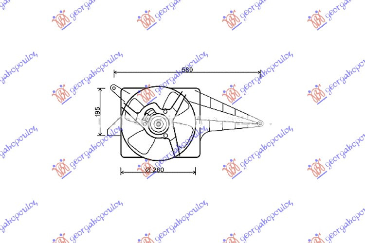 Ventilator 1.0-1.2cc (pa kondicioner)