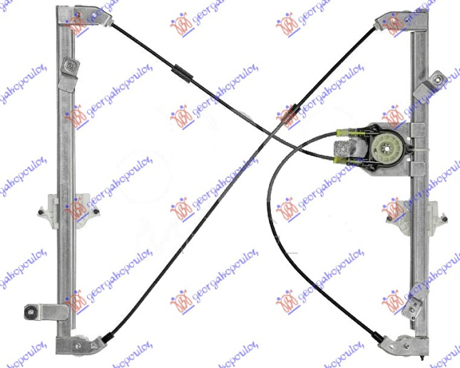 Ngritës/rregullator për dritaren e përparme elektrik (pa motor) (А cilësi)