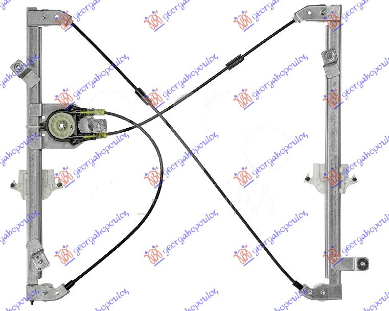 Ngritës/rregullator për dritaren e përparme elektrik (pa motor) (А cilësi)