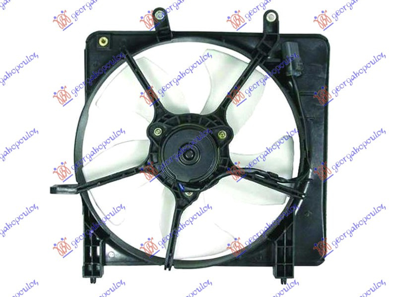 Ventilator për radiator me motor komplet 04- (benzinë)