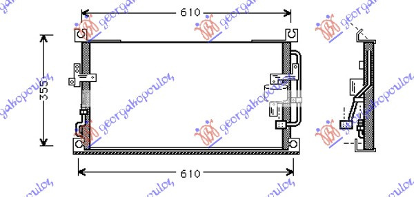 Radiator i kondicionerit benzinë/dizel (550x330)