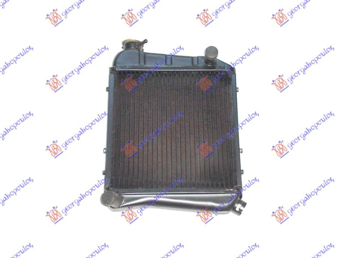Radiator për motor 1,0-1,3 (27x26,5x4,0) (COPPER)