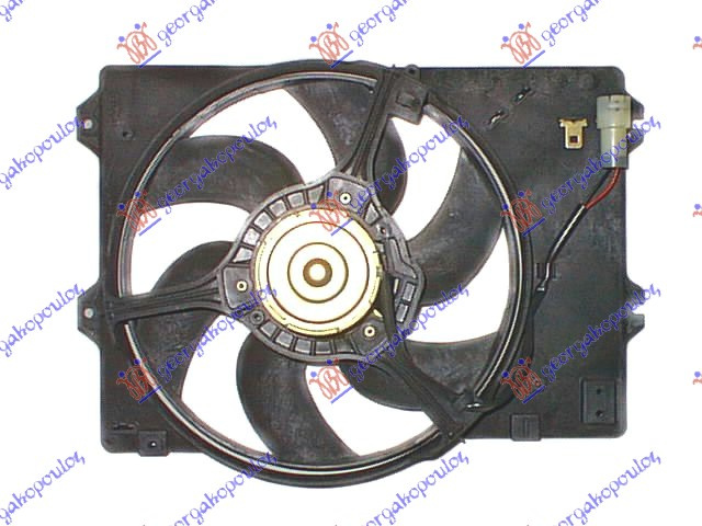 Ventilator për radiator me motor komplet (benzinë)