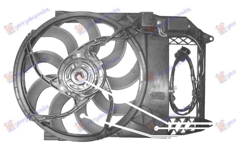 Ventilator komplet (3 prizëа) dizel