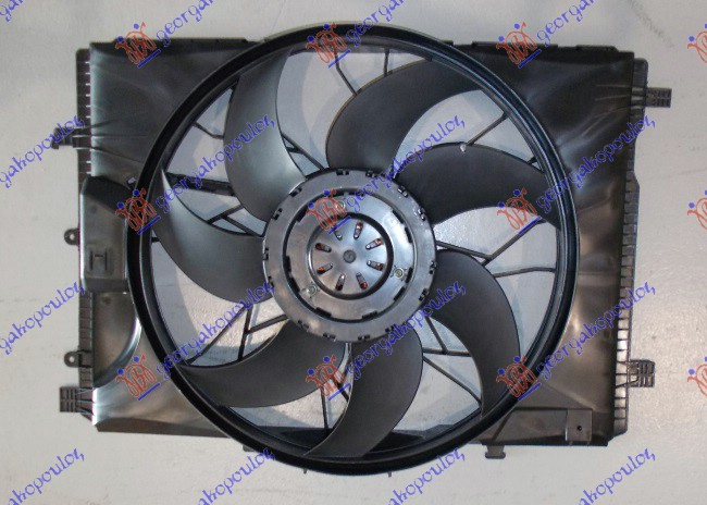 Ventilator komplet benzinë/dizel (4 pinë) (475mm) (400W)