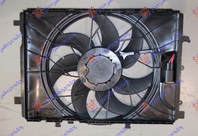 Ventilator komplet benzinë/dizel (4 pinë) (475mm) (400W)