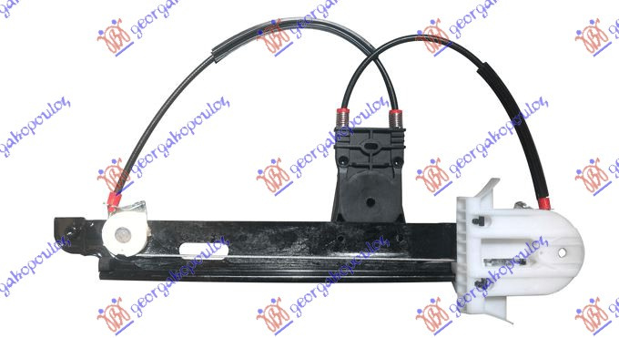 Ngritës/rregullator për dritaren e pasme elektrik (pa motor)