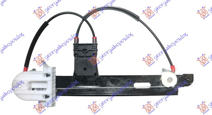 Ngritës/rregullator për dritaren e pasme elektrik (pa motor)