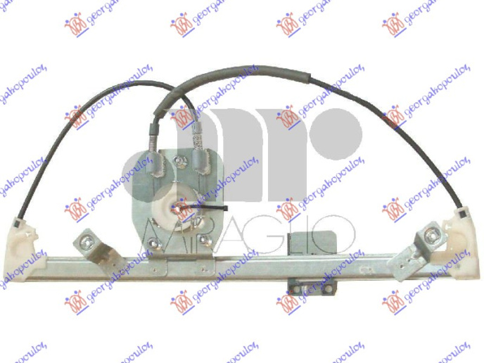 Ngritës/rregullator për dritaren e pasme elektrik (pa motor) (А cilësi)