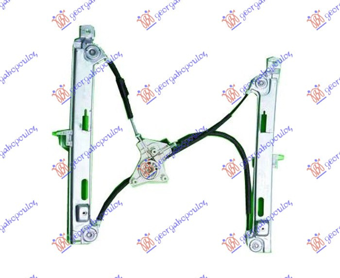 Ngritës/rregullator për dritaren e përparme elektrik (pa motor)