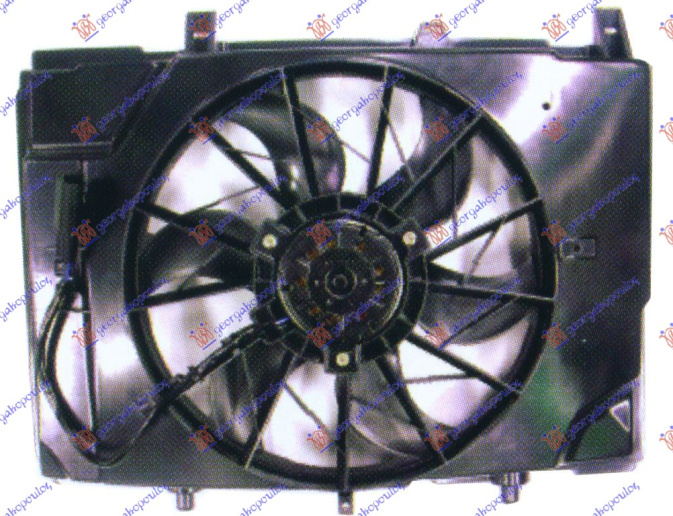 Ventilator për radiator me motor komplet benzinë