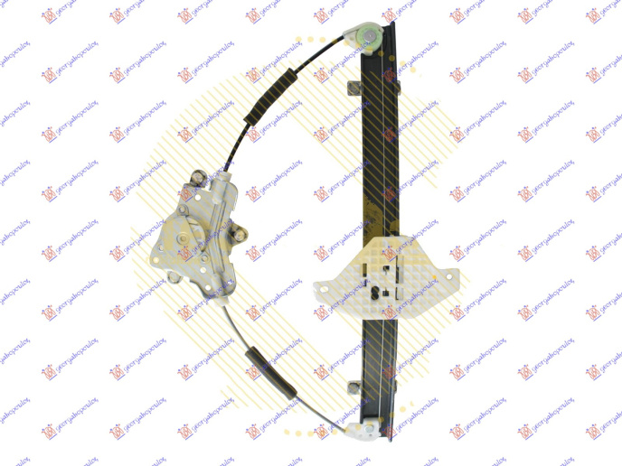 Ngritës/rregullator për dritaren e përparme elektrik (pa motor) (А cilësi)
