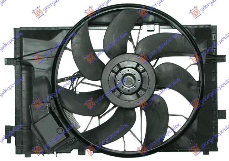 Ventilator për radiator me motor komplet benzinë/dizel