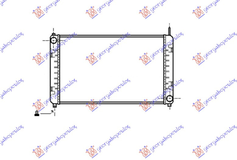 Radiator për motor (63,2x37) (MAHLE BEHR PREMIUM LINE)