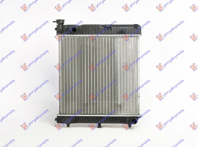 Radiator për motor 2,4cc dizel 86- (47,5x51,8)