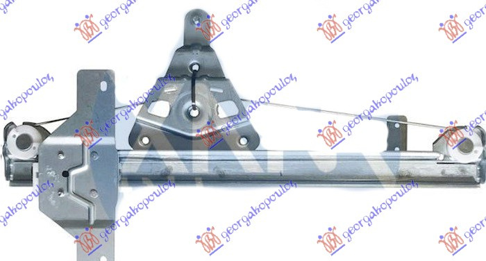 Ngritës/rregullator dritare i pasëm elektrik (karavan) (pa motor)
