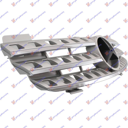 Maskë pvc/grilë (krom/e argjendtë) -08