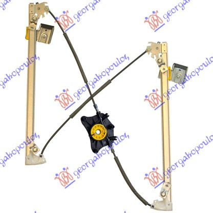 Ngritës/rregullator për dritaren e përparme elektrik (pa motor) (А cilësi)