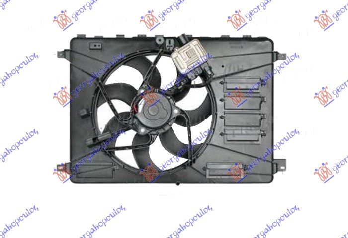 Ventilator komplet (i vetëm) 3.2 benzinë - 2.2 dizel (380mm)