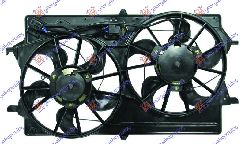 Ventilator komplet dopio (me kondicioner) benzinë/dizel