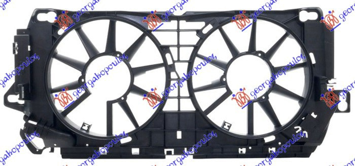 Difuzor/mbajtës për ventilator (dopio)