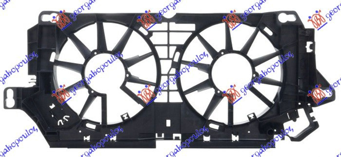 Difuzor/mbajtës për ventilator (dopio)