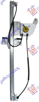 Ngritës/rregullator për dritaren e përparme elektrik (pa motor) (А cilësi)