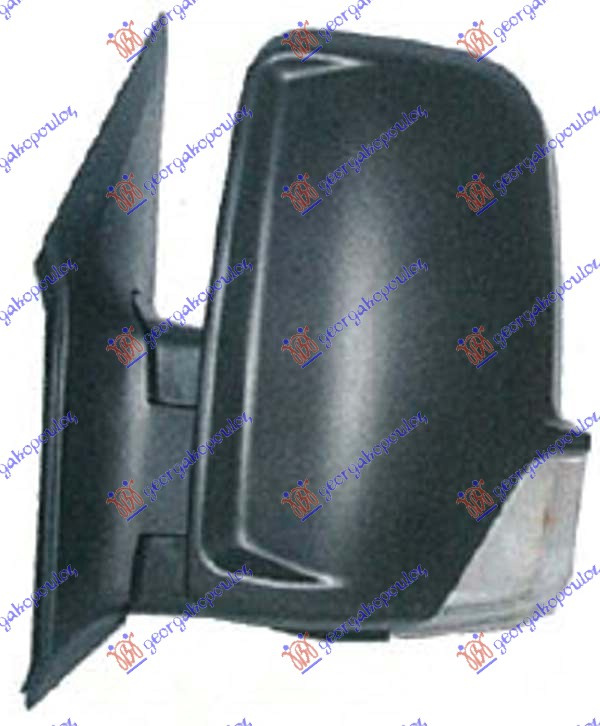 Pasqyrë elektrike -09 (me drita pulsuese) (xham i lakuar)