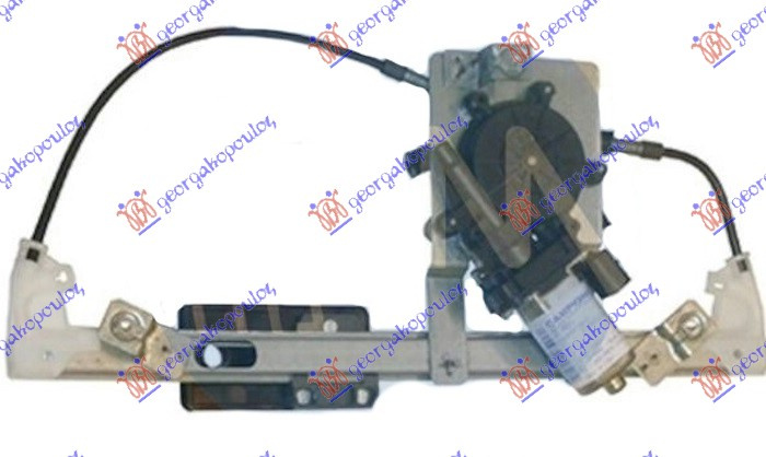 Ngritës/rregullator për dritaren e pasme elektrik 4/5 dyer (2 kabllo)