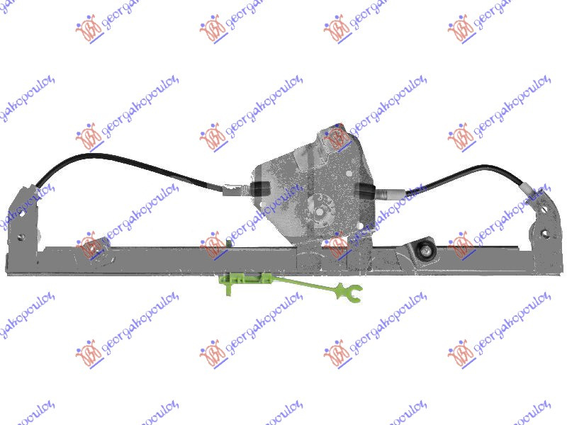 Ngritës/rregullator për dritaren e pasme elektrik (pa motor) (А cilësi)