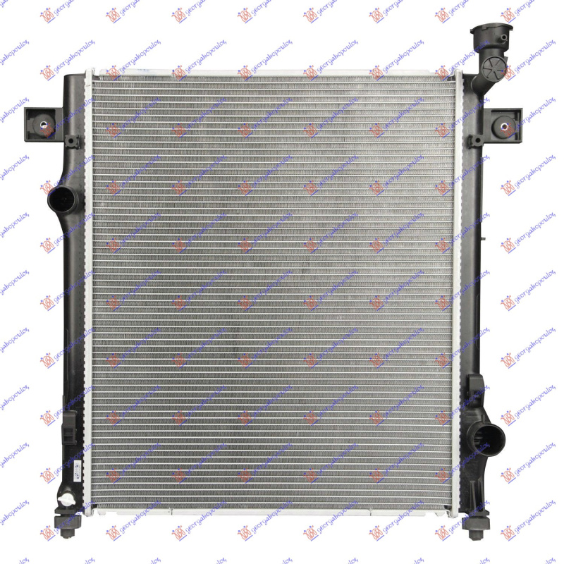 Radiator për motor 3,7-4,0 i (50,5x60,5x27) (marsh manual/automatik)
