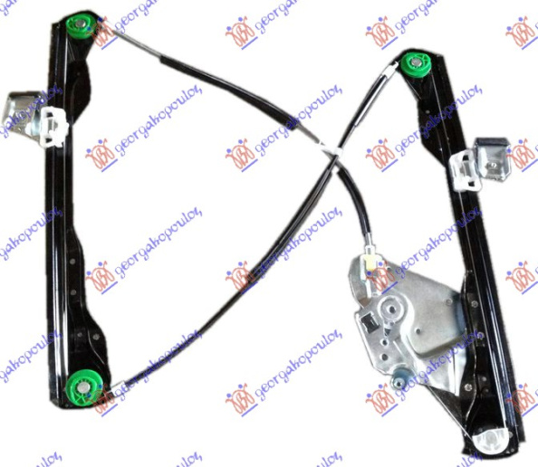 Ngritës/rregullator për dritaren e përparme elektrik (pa motor) 3 dyer 2кабла