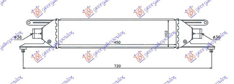 Interkuler 1,3 MJTD (450x100x50)