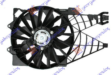 Ventilator komplet 1.4 T-JET -1.3-1.6JTD