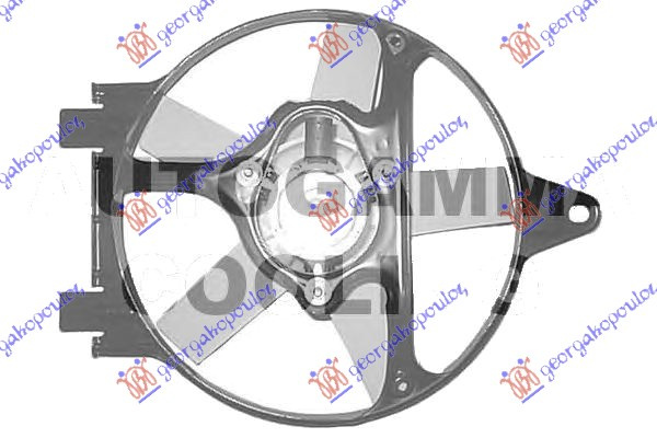 Ventilator për radiator me motor komplet 1.1-1.3 benzinë