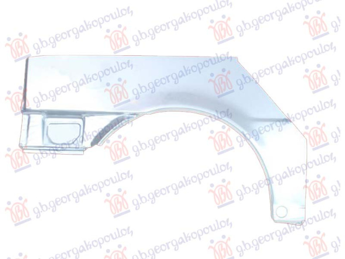 Gjysmë hark i pasëm/shirit 2 dyer (van-courier)