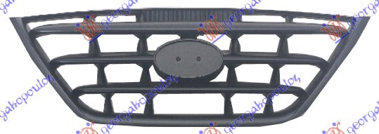 Maskë pvc/grilë me ngjyrë të zezë
