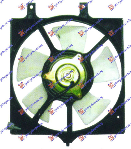 Ventilator për radiator me motor (me kondicioner) komplet benzinë