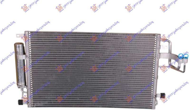 Radiator i kondicionerit benzinë/dizel (580x370x16)
