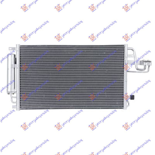 Radiator i kondicionerit benzinë/dizel (580x370x16)