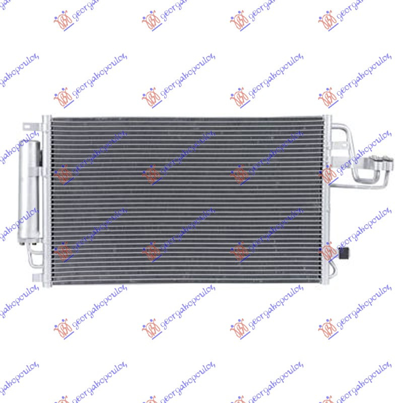 Radiator i kondicionerit benzinë/dizel (580x370x16)