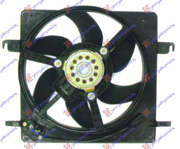Ventilator për radiator me motor komplet benzinë me kondicioner