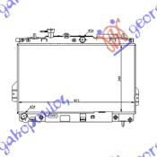 Radiator për motor 1,6-1,8 16V (36x62,4) (marsh automatik)