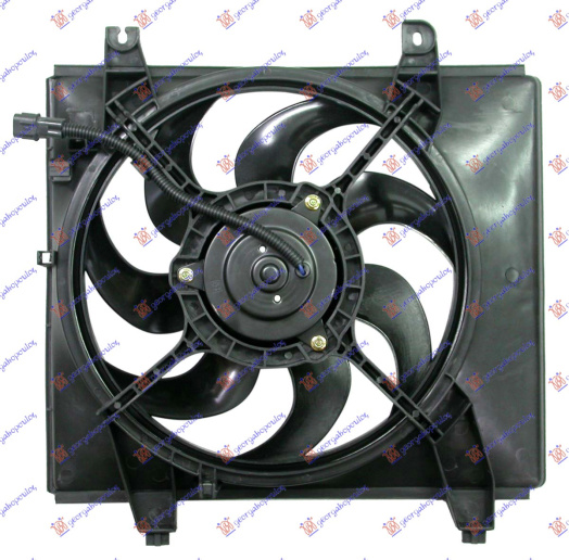 Ventilator për radiator me motor komplet benzinë/gas