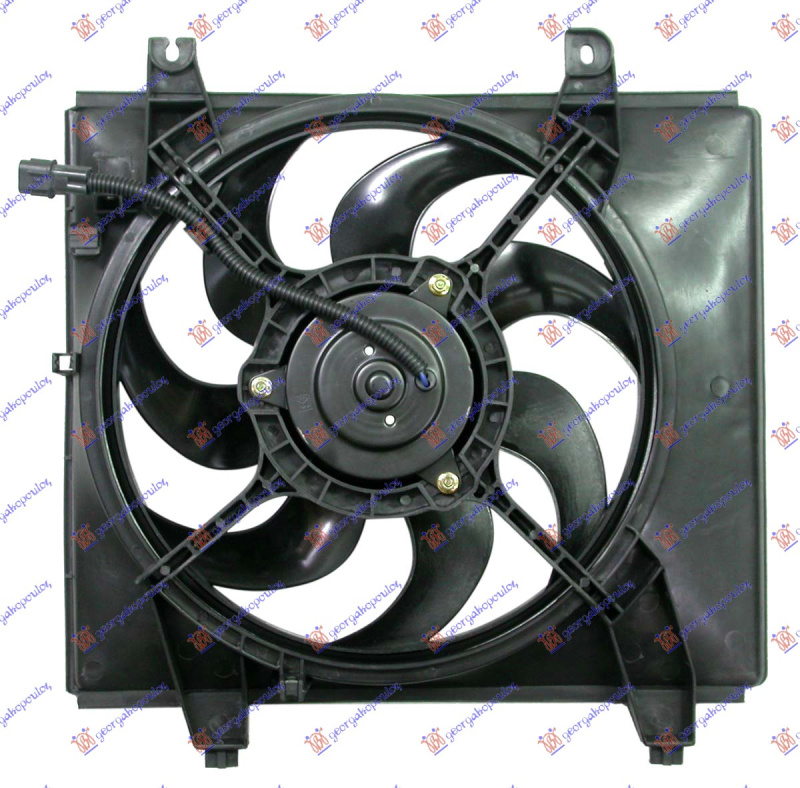 Ventilator për radiator me motor komplet benzinë/gas