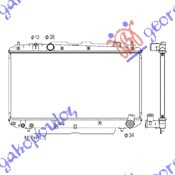 Radiator për motor 2.0 D4d (me/pa kondicioner) (37.5x73.8x25) (KOYO)