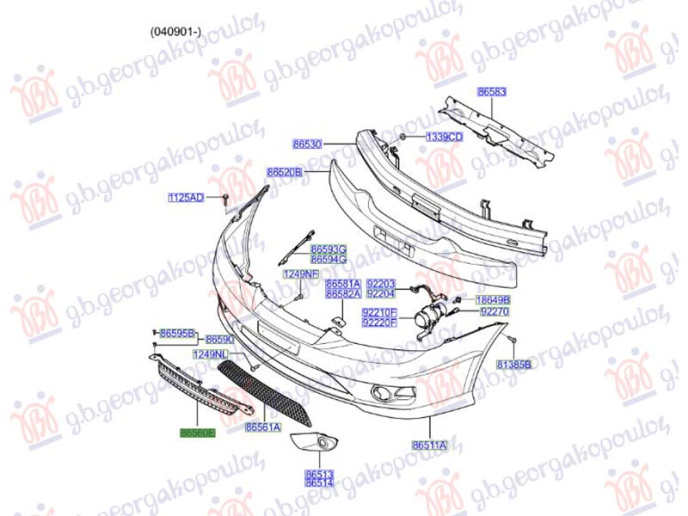 Maskë pvc/grilë 05-