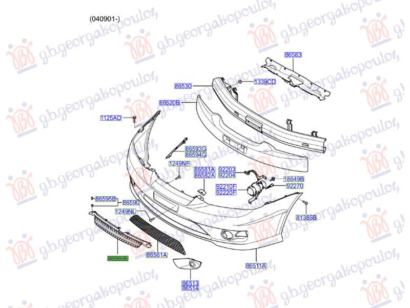 Maskë pvc/grilë 05-